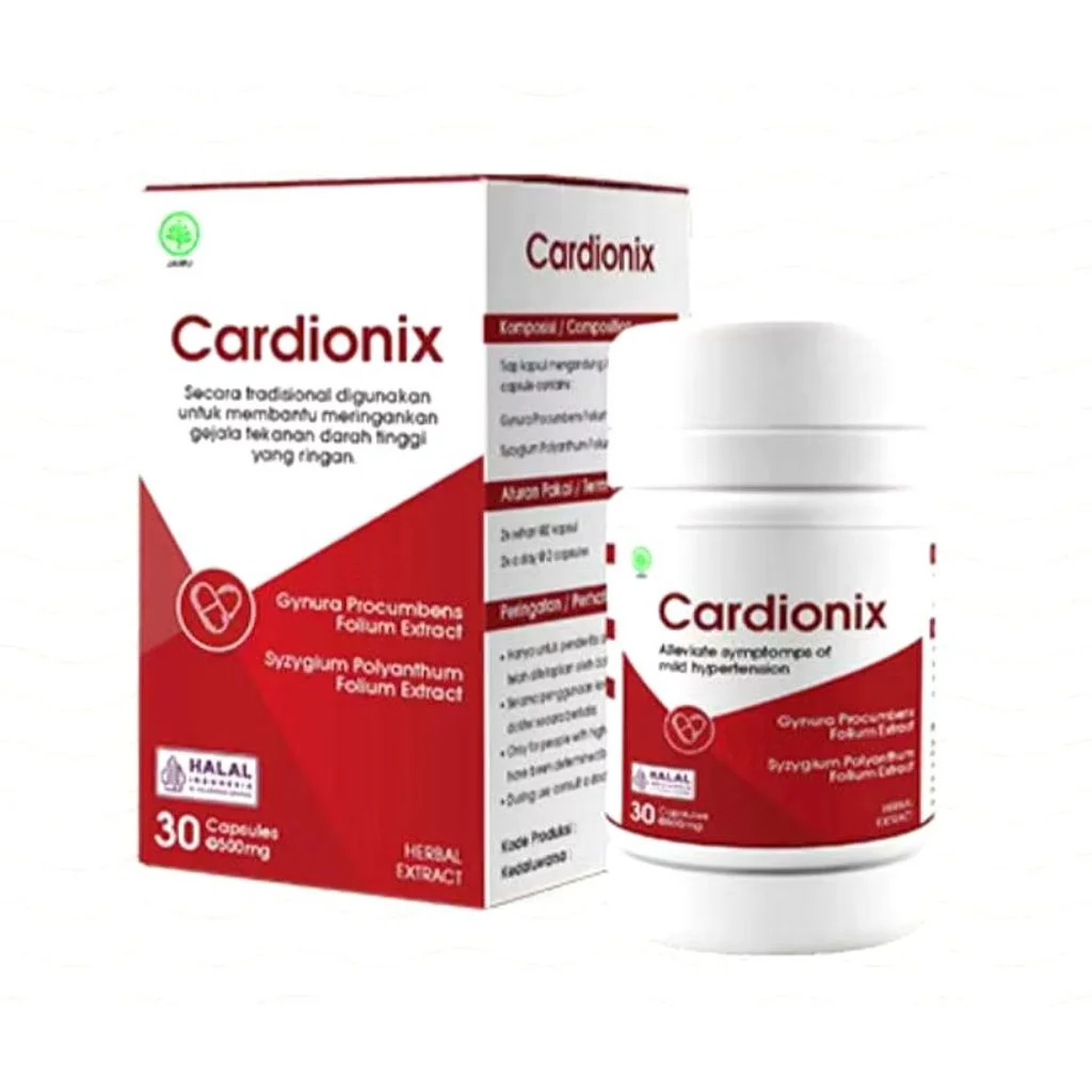 Jual NEW CARDIONIX OBAT HIPERTENSI STRUK JANTUNG KOLESTROL ASAM URAT