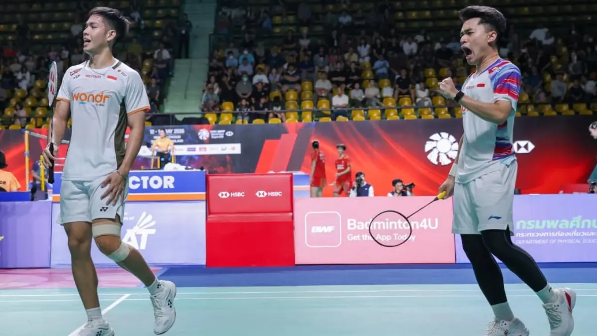 Hasil Thailand Open 2026 Leo Daniel Melaju ke Final Usai Bungkam Ganda