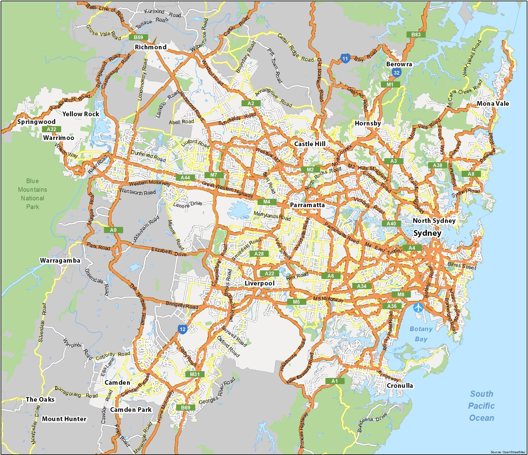 Sydney tourist spots map photos - Lontgrouptravel com