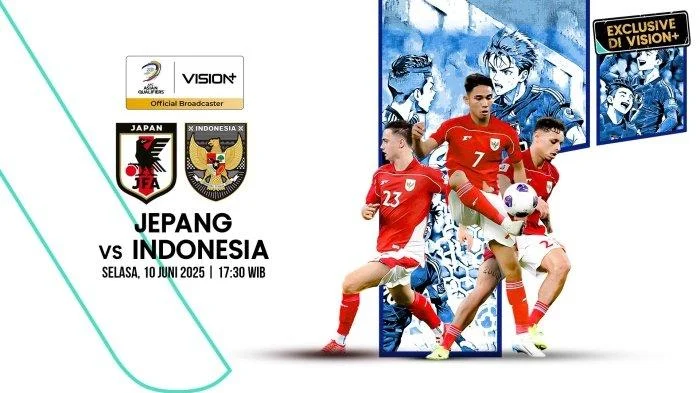 Jadwal Siaran Langsung Jepang vs Timnas Indonesia Kualifikasi Piala