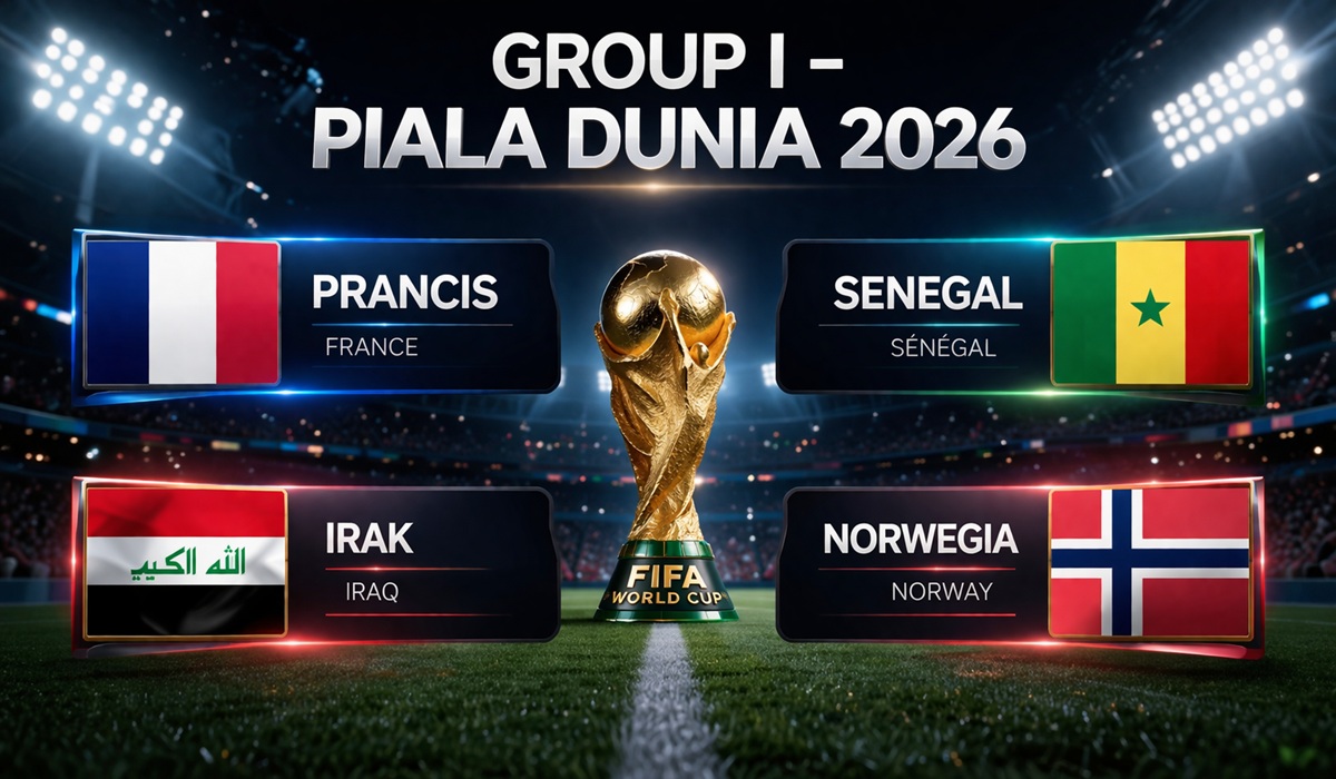 Jadwal Grup I Piala Dunia 2026 Prancis Senegal Irak dan Norwegia