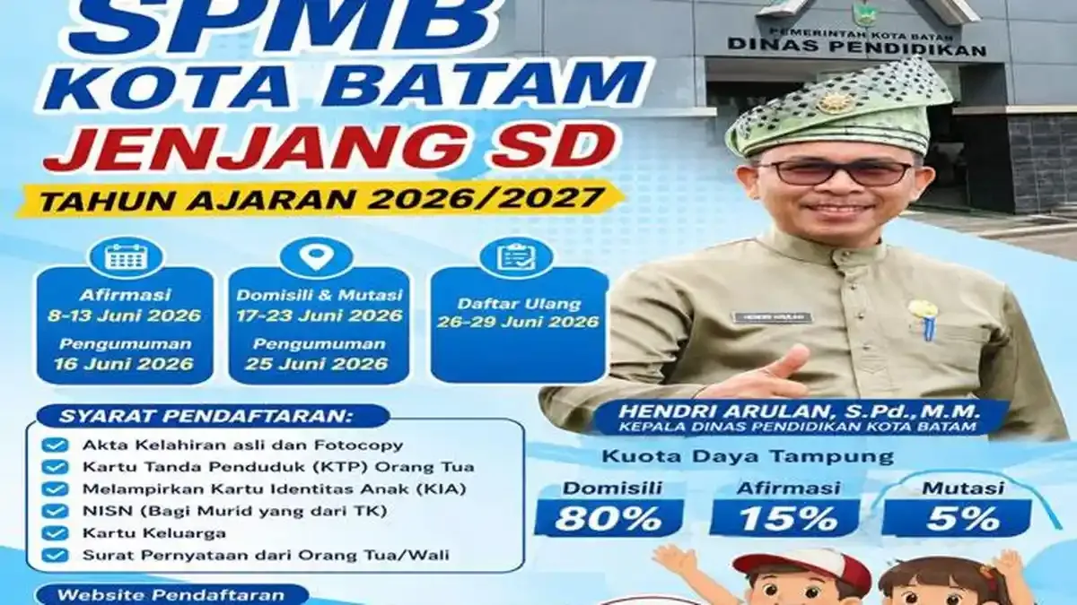 5 Fakta Mengejutkan SPMB Batam 2026 yang Wajib Kamu Tahu 5 Fakta Mengejutkan SPMB Batam 2026 yang Wajib Kamu Tahu