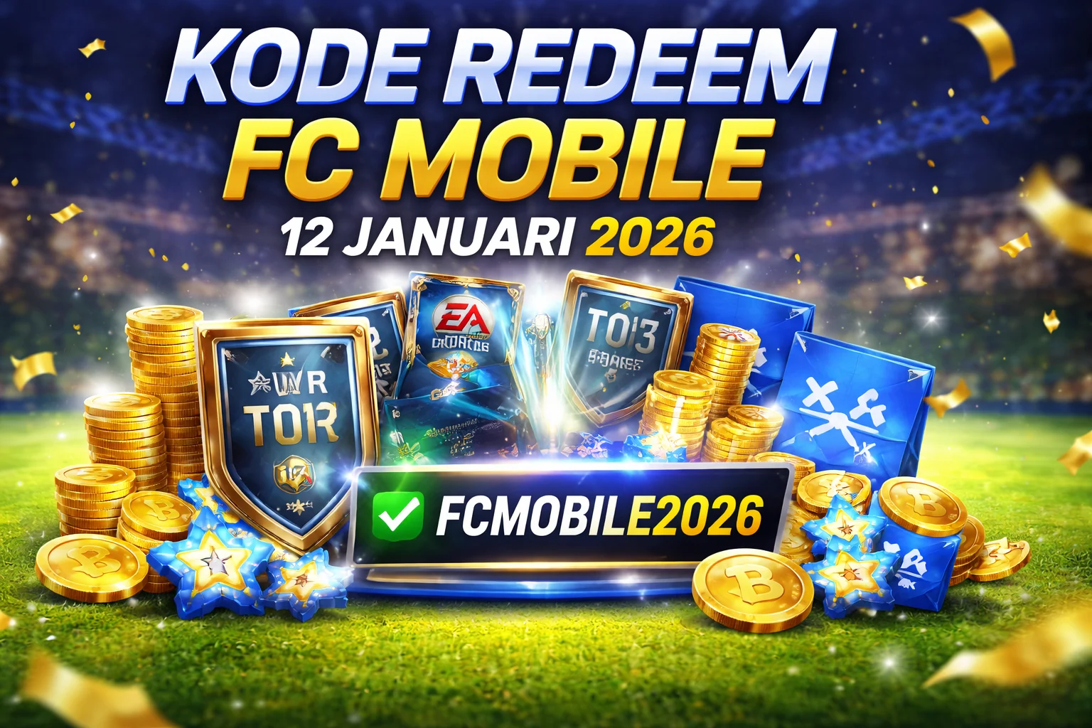 Kode Redeem FC Mobile 12 Januari 2026 Banjir Reward Jelang Event TOTY Kode Redeem FC Mobile 12 Januari 2026 Banjir Reward Jelang Event TOTY