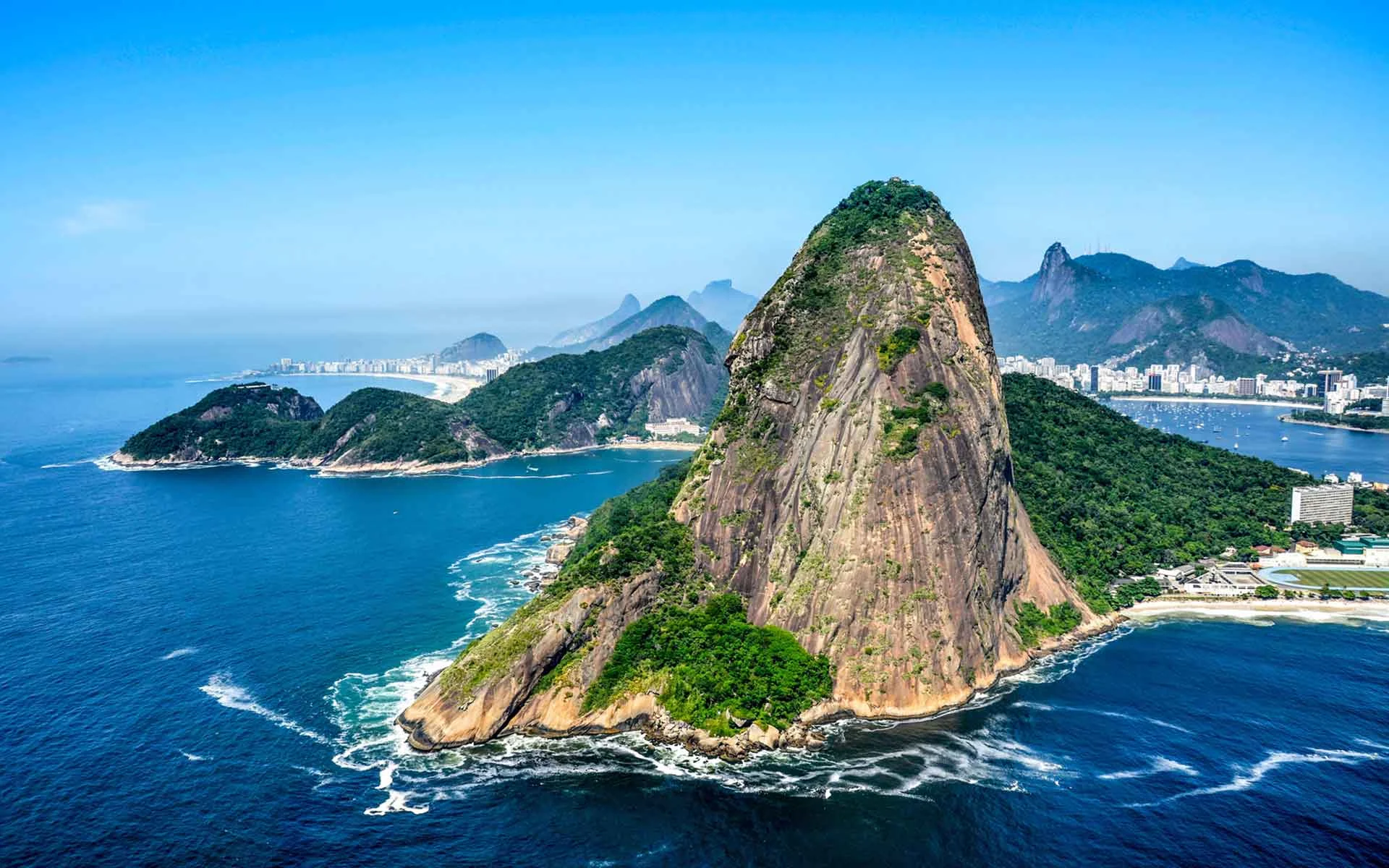 Sugarloaf Mountain Rio Brazil Zip Line Row Erupts At Rio s Iconic
