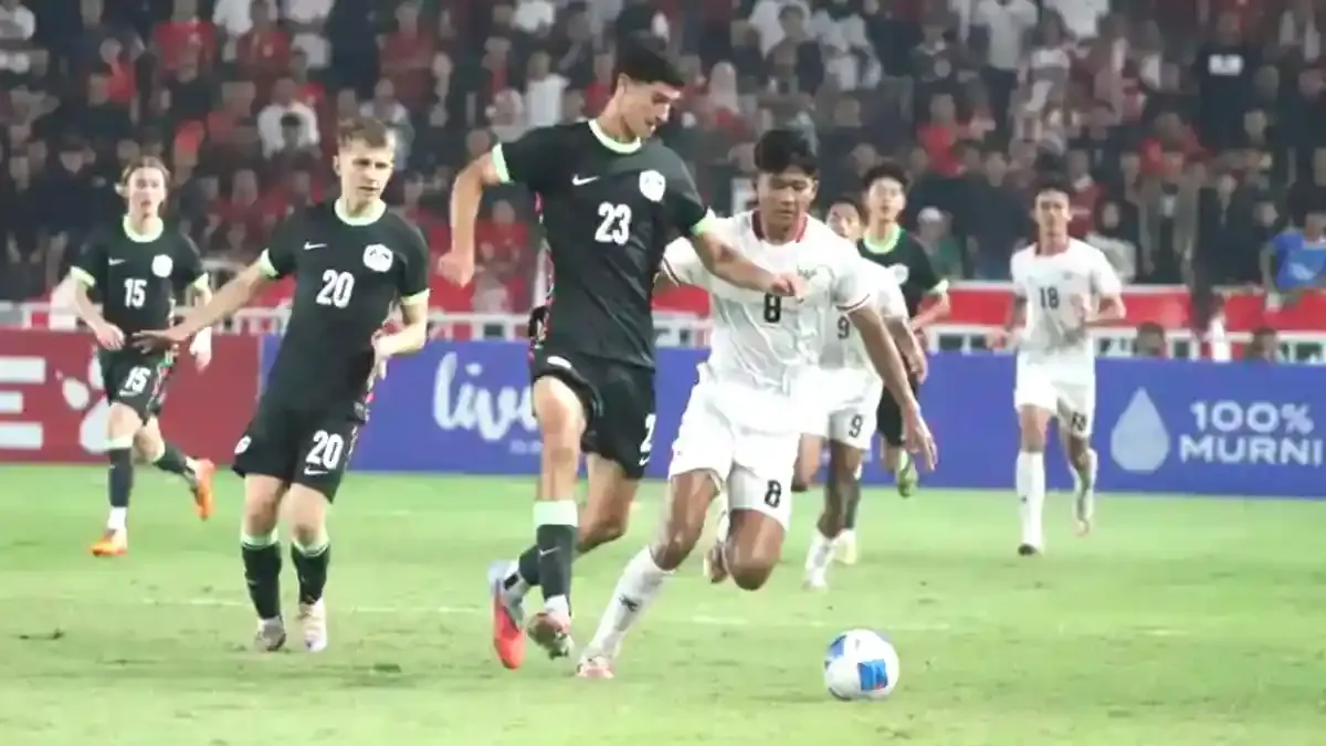 Hasil Skor Akhir Timnas Indonesia U-19 Vs Australia Adalah 0-1 Garuda