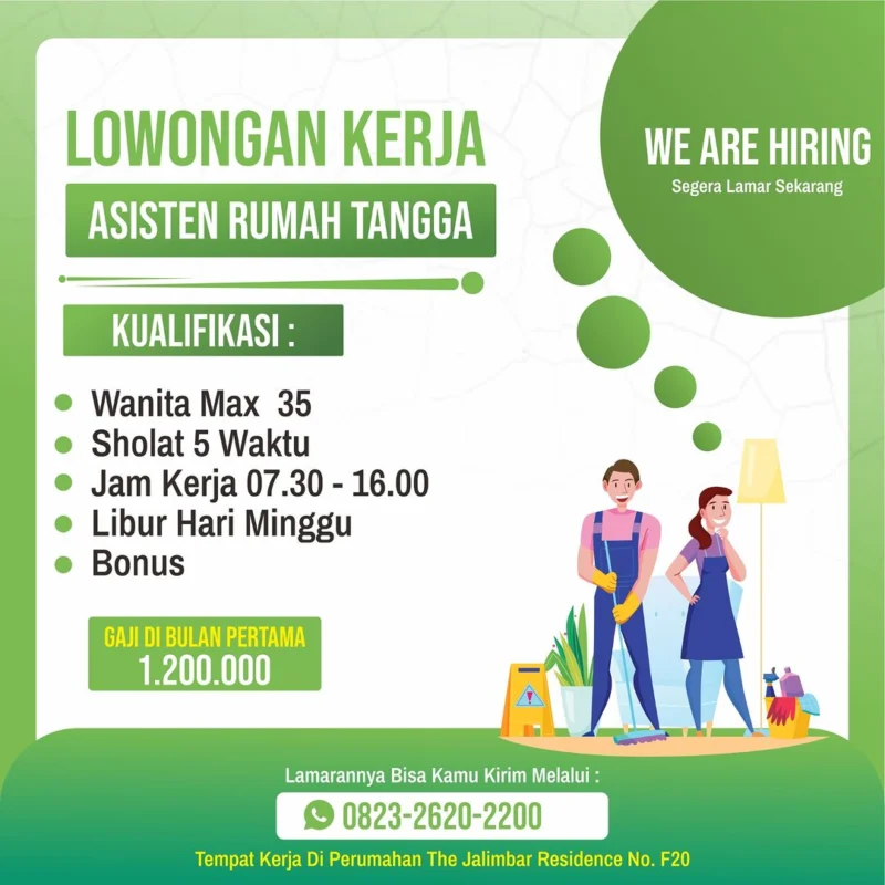 Asisten Rumah Tangga Wanita di Pretty Shop Payakumbuh
