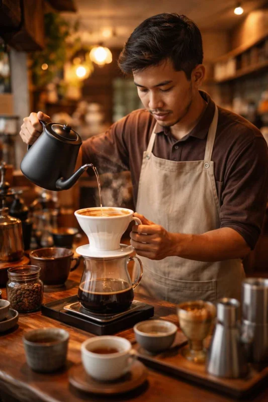 Barista Penuh Waktu di Pesisir Coffee & Trips
