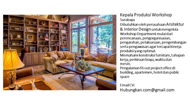 Kepala Produksi Workshop